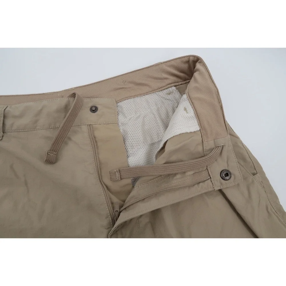 The North‎ Face Mens 32 Horizon 2.0 Ripstop Drawstring Shorts Beige Khaki Hiking